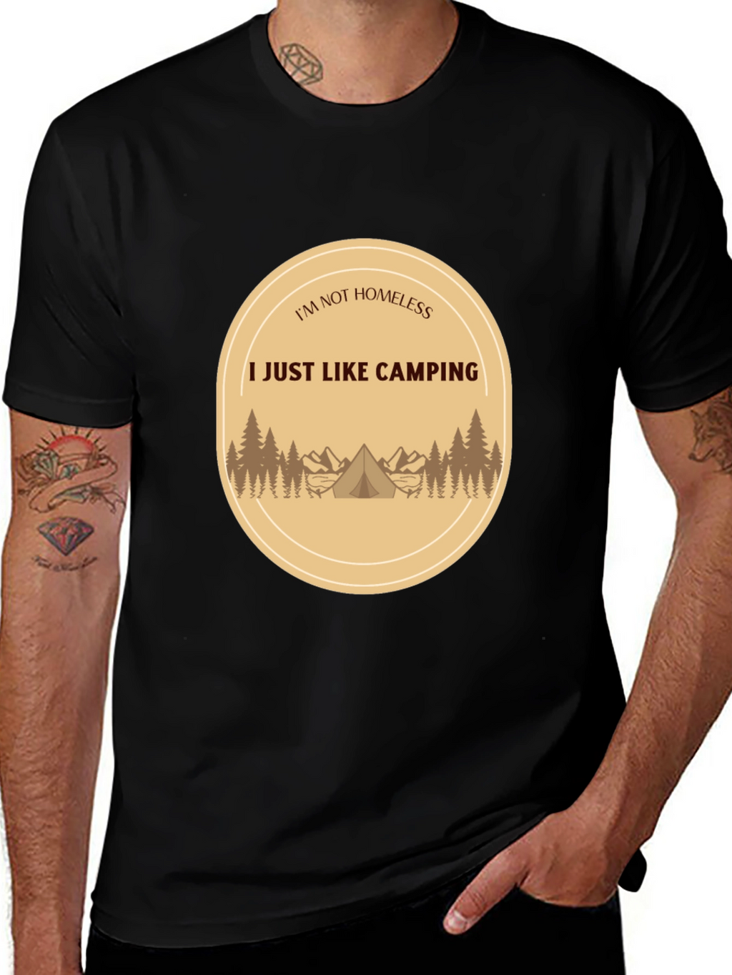 Camping Lovers T-Shirt: I Just Like Camping