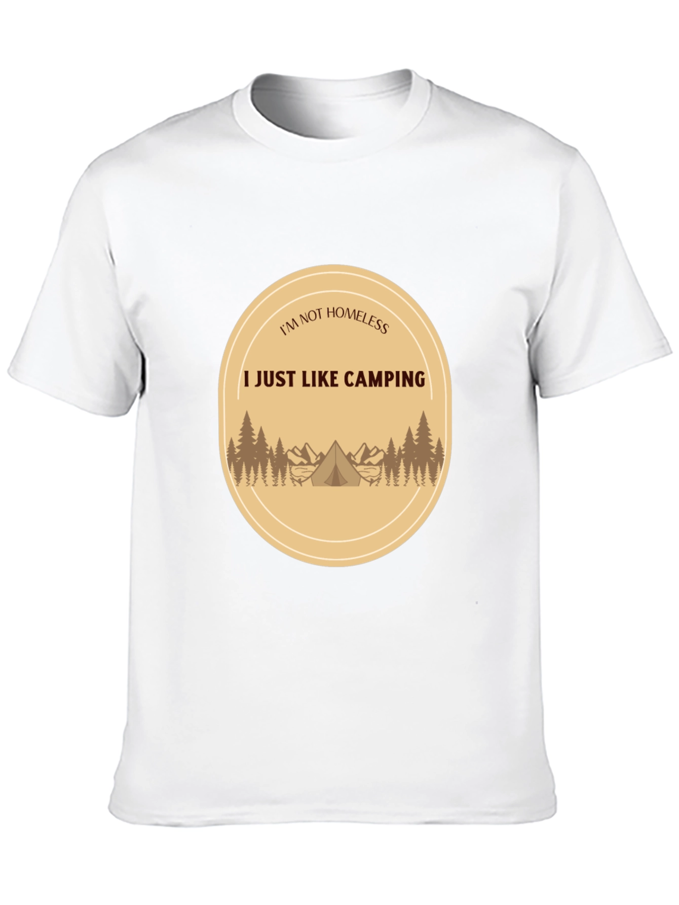 Camping Lovers T-Shirt: I Just Like Camping