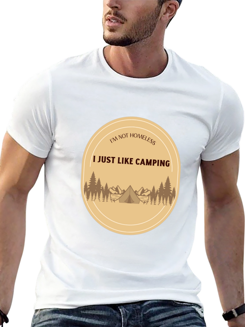 Camping Lovers T-Shirt: I Just Like Camping