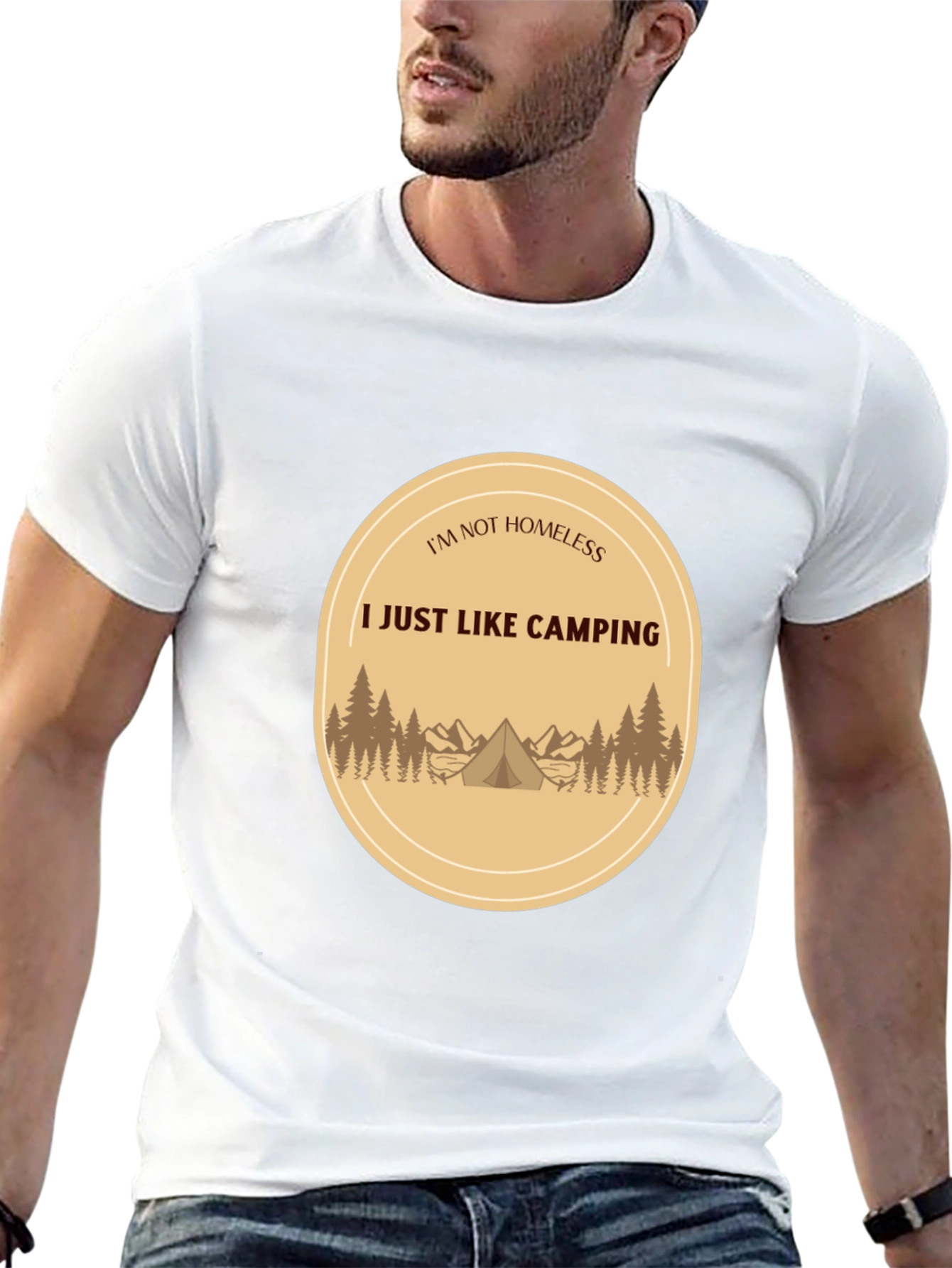 Camping Lovers T-Shirt: I Just Like Camping