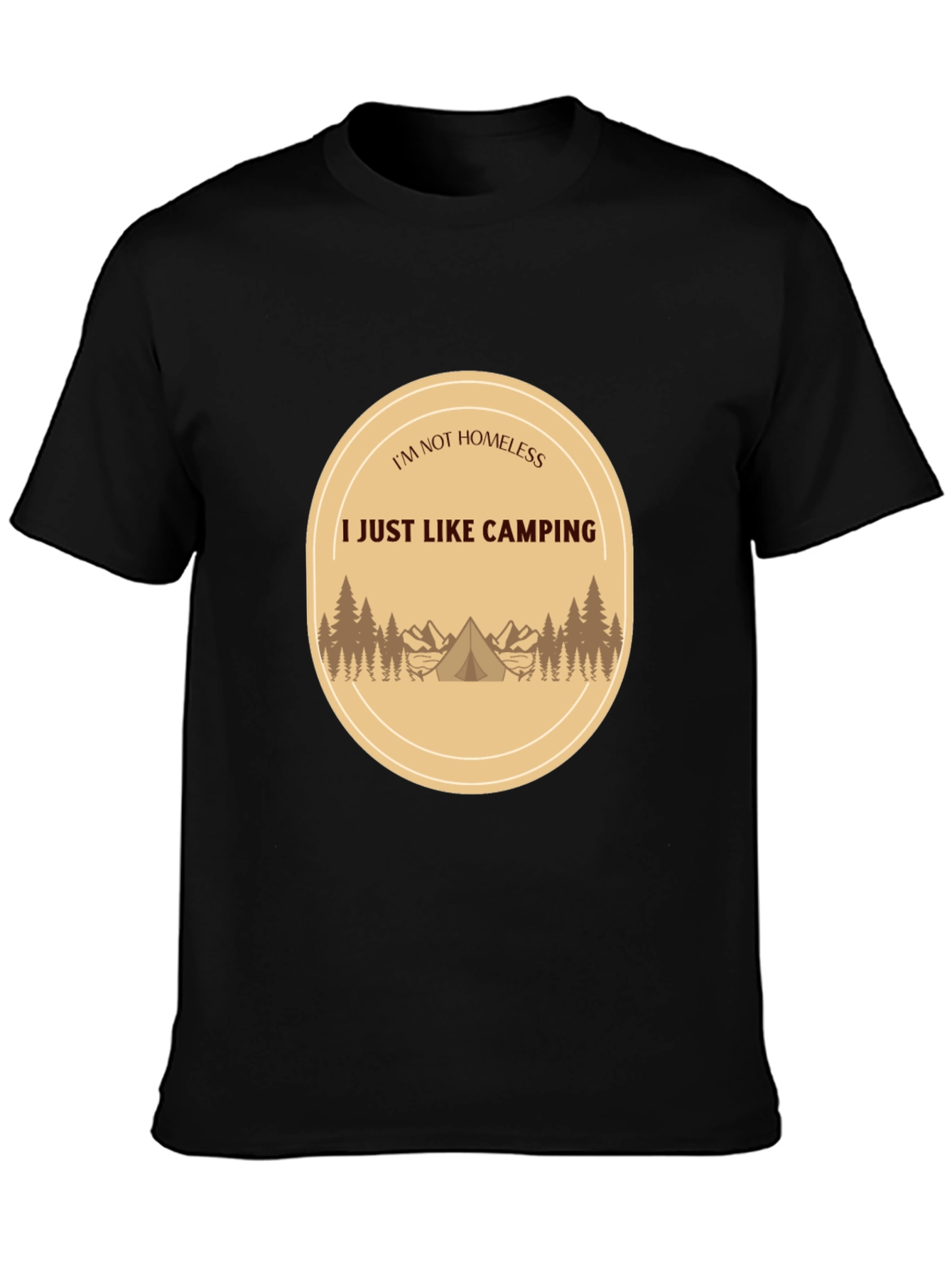 Camping Lovers T-Shirt: I Just Like Camping