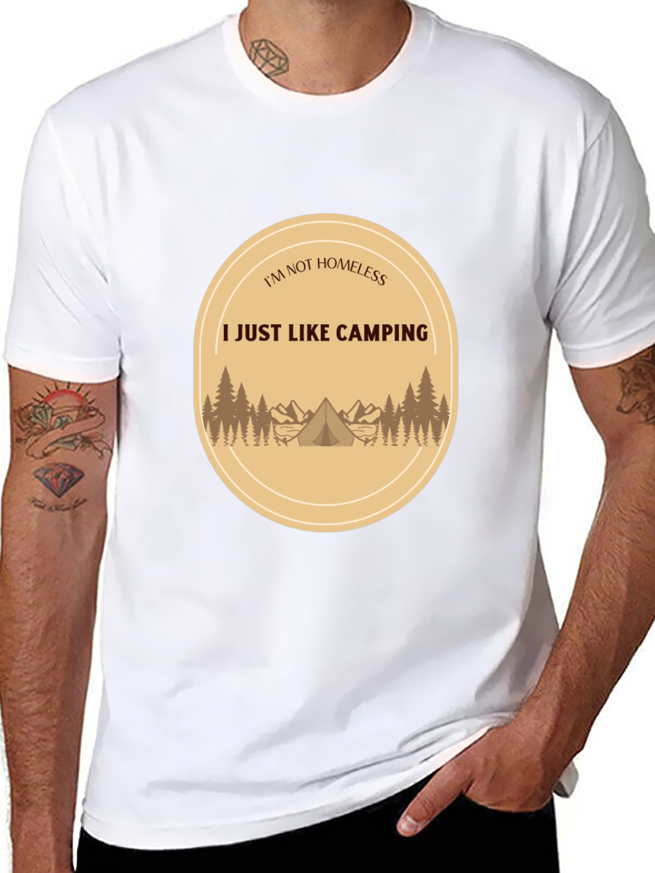 Camping Lovers T-Shirt: I Just Like Camping