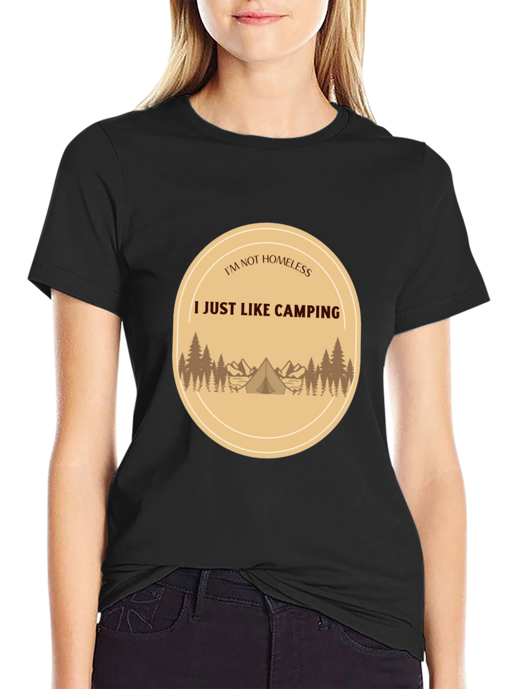 Camping Lovers T-Shirt: I Just Like Camping