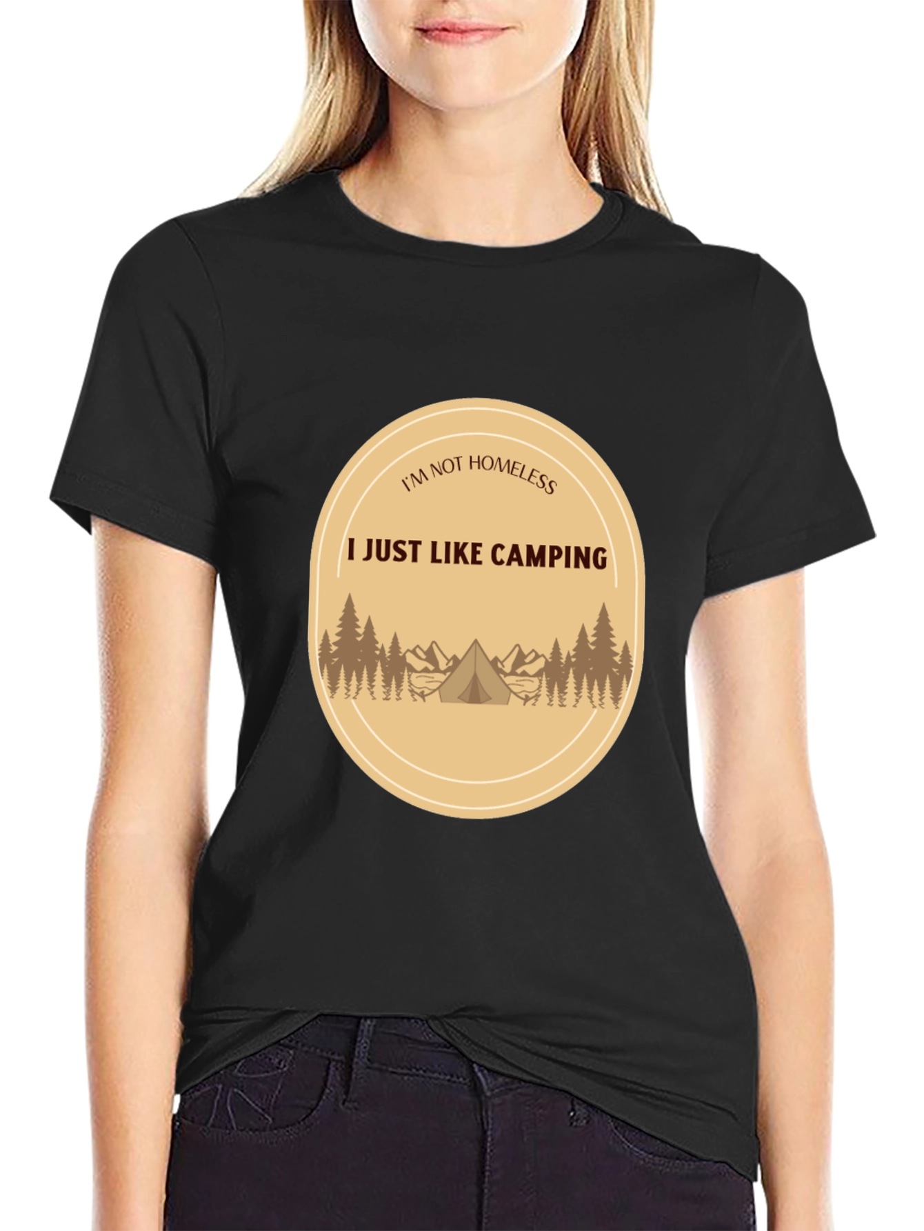 Camping Lovers T-Shirt: I Just Like Camping