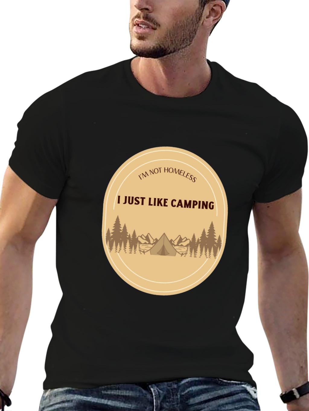 Camping Lovers T-Shirt: I Just Like Camping