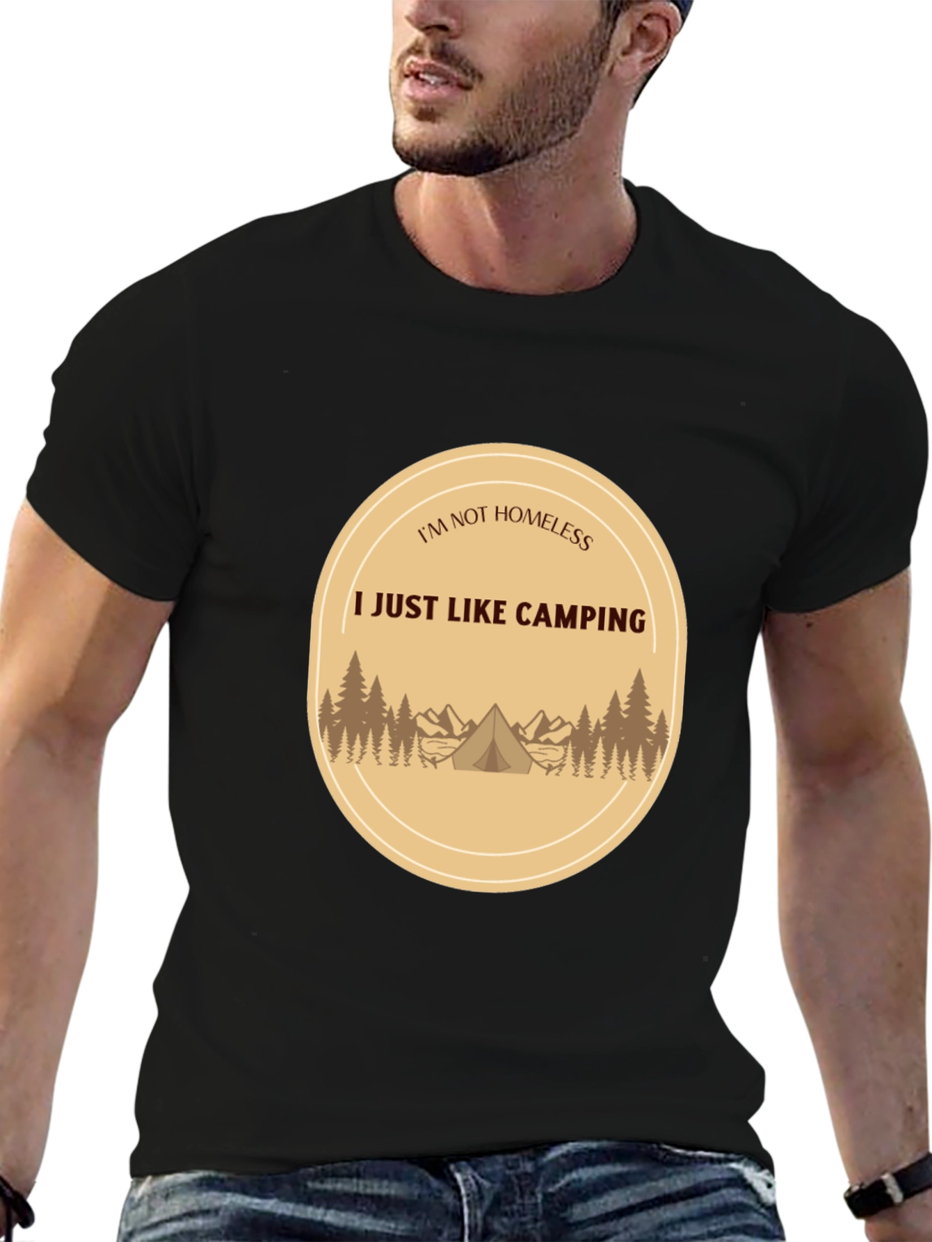 Camping Lovers T-Shirt: I Just Like Camping