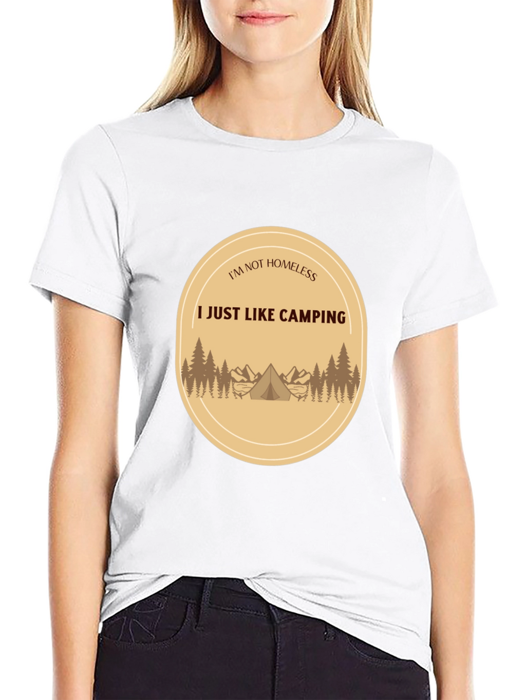 Camping Lovers T-Shirt: I Just Like Camping