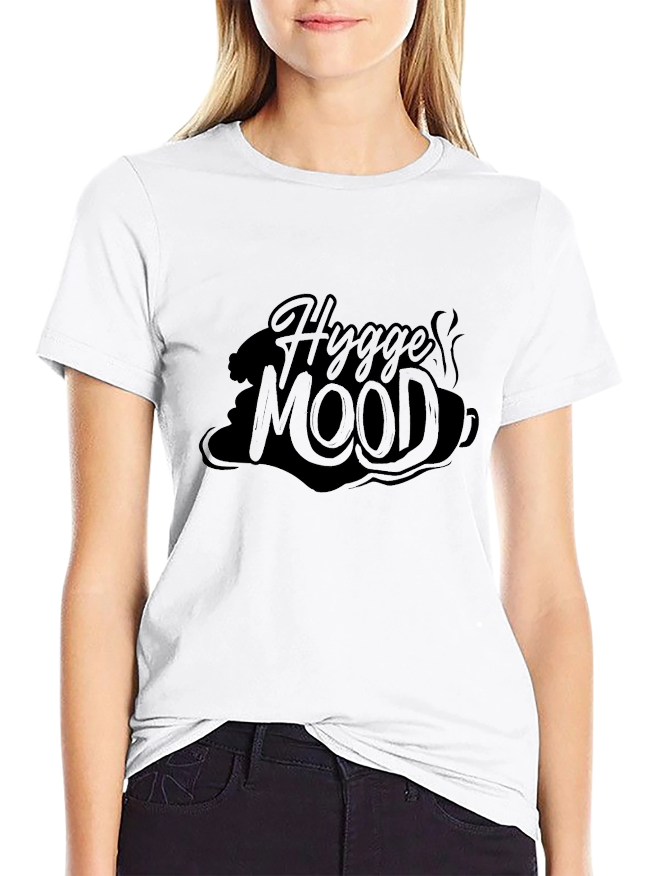 Hygge Mood Black T-Shirt