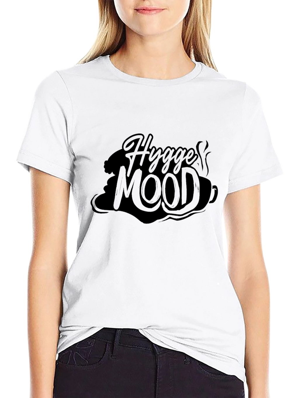 Hygge Mood Black T-Shirt