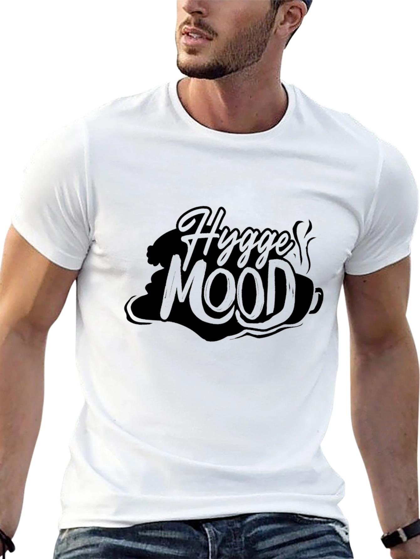 Hygge Mood Black T-Shirt