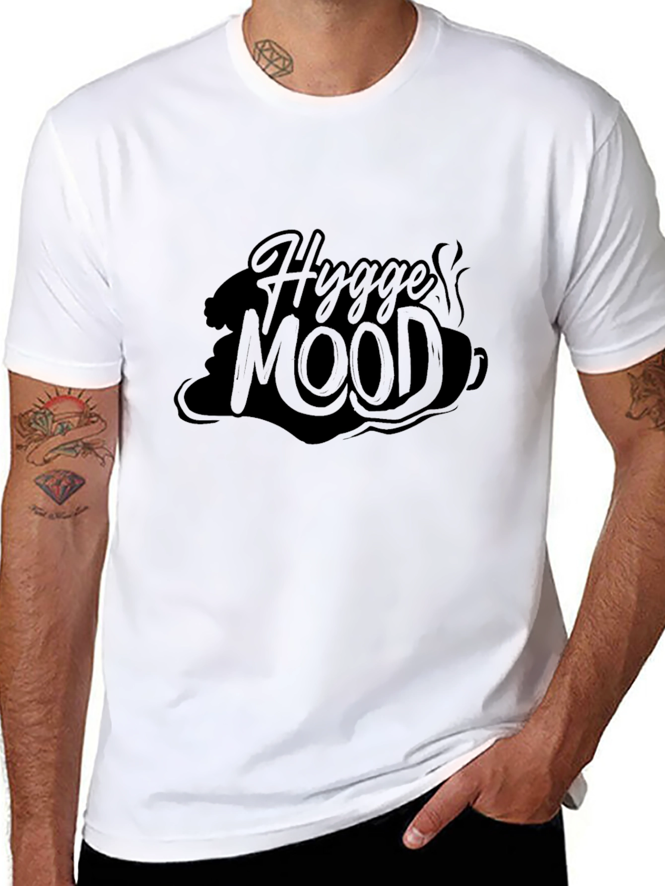 Hygge Mood Black T-Shirt