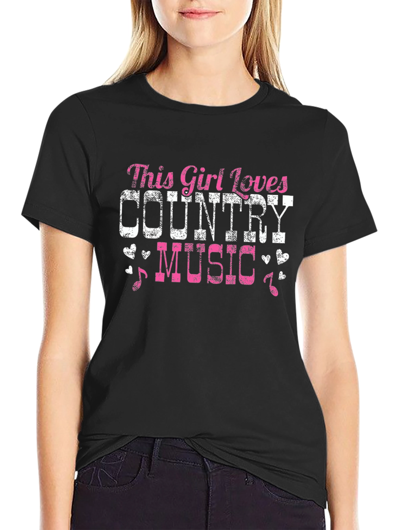 Country Music Lover T-Shirt - This Girl Loves Country