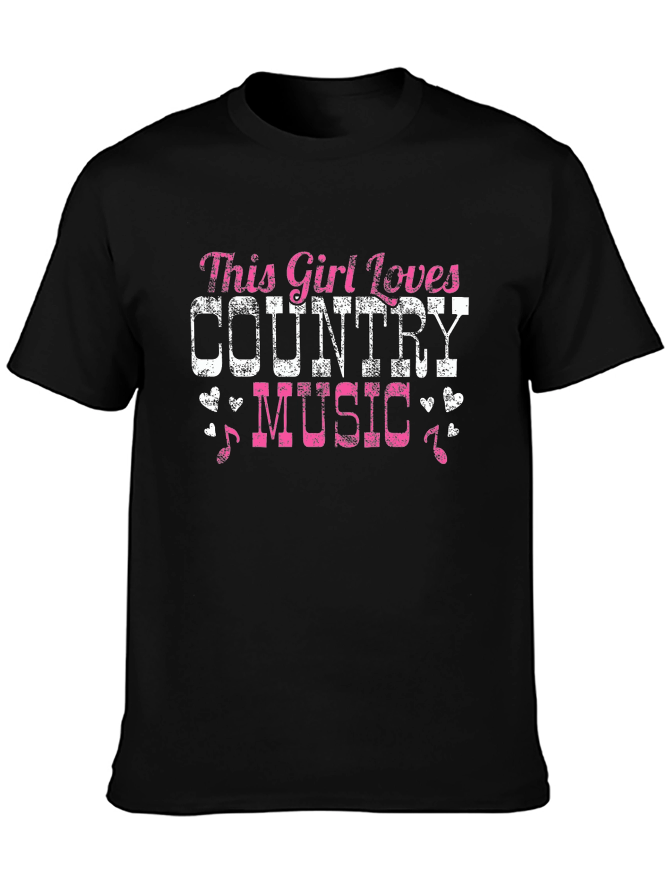 Country Music Lover T-Shirt - This Girl Loves Country