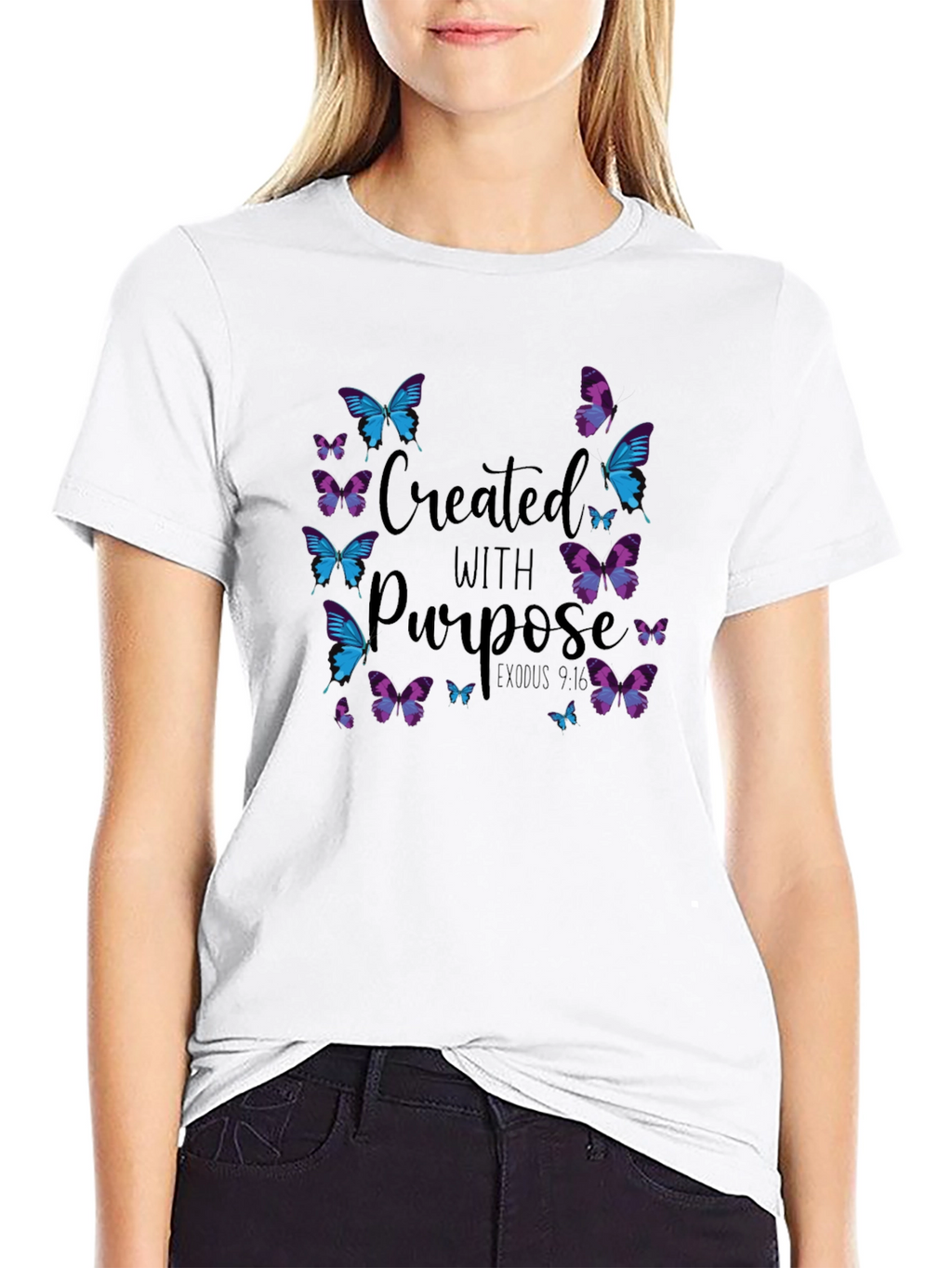 Created With Purpose Butterfly T-Shirt