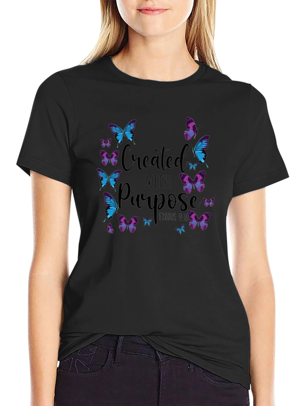 Created With Purpose Butterfly T-Shirt