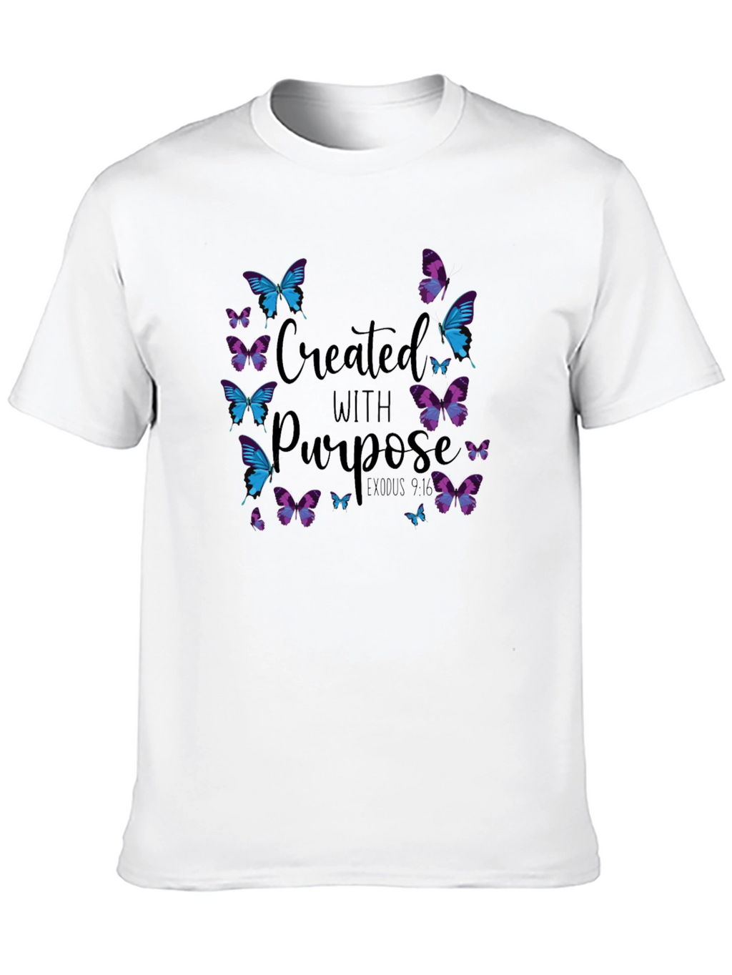 Created With Purpose Butterfly T-Shirt