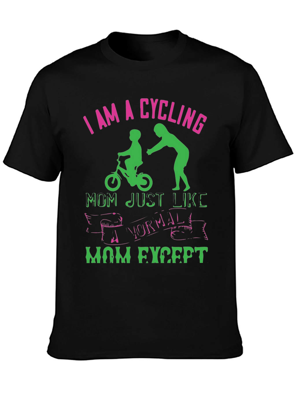 Cycling Mom Graphic T-Shirt