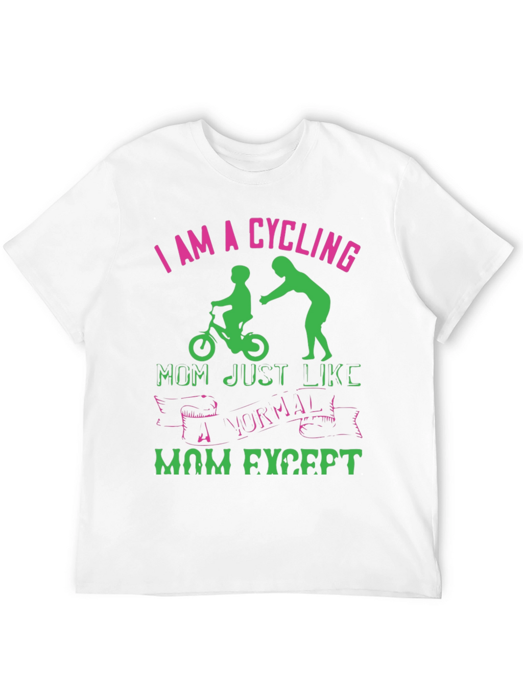 Cycling Mom Graphic T-Shirt