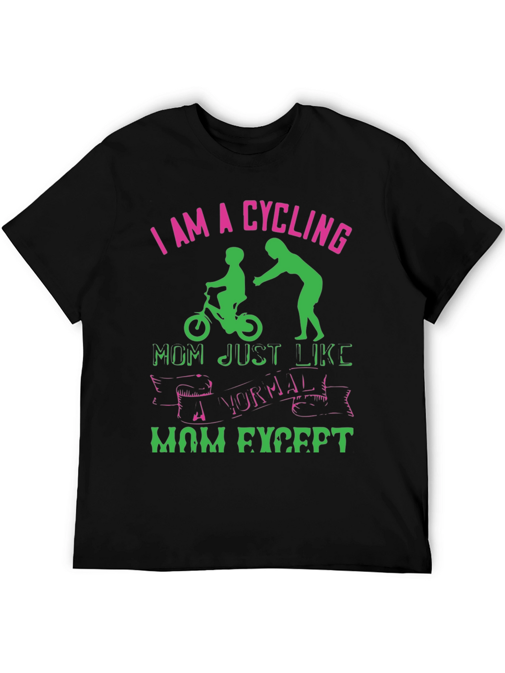 Cycling Mom Graphic T-Shirt