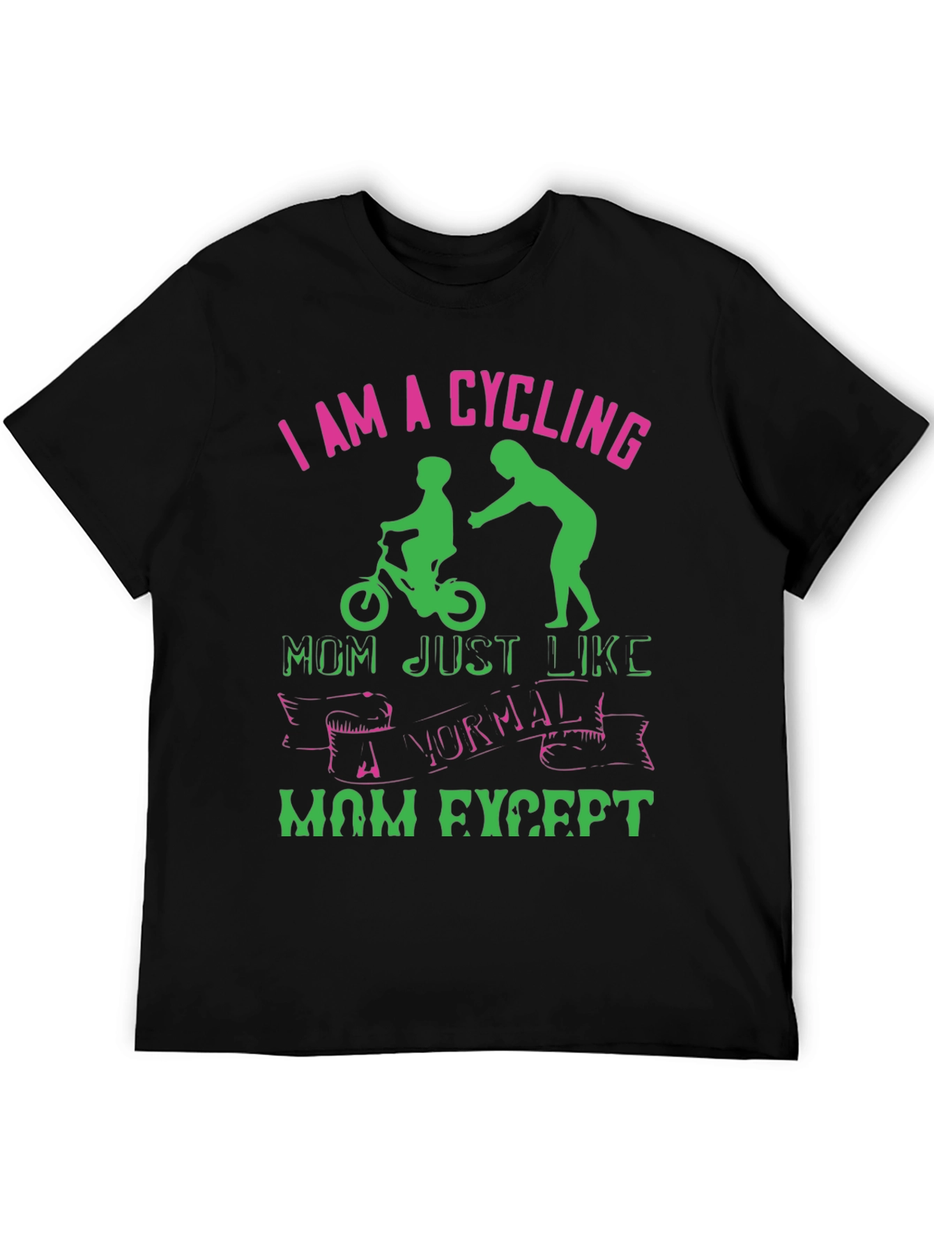 Cycling Mom Graphic T-Shirt