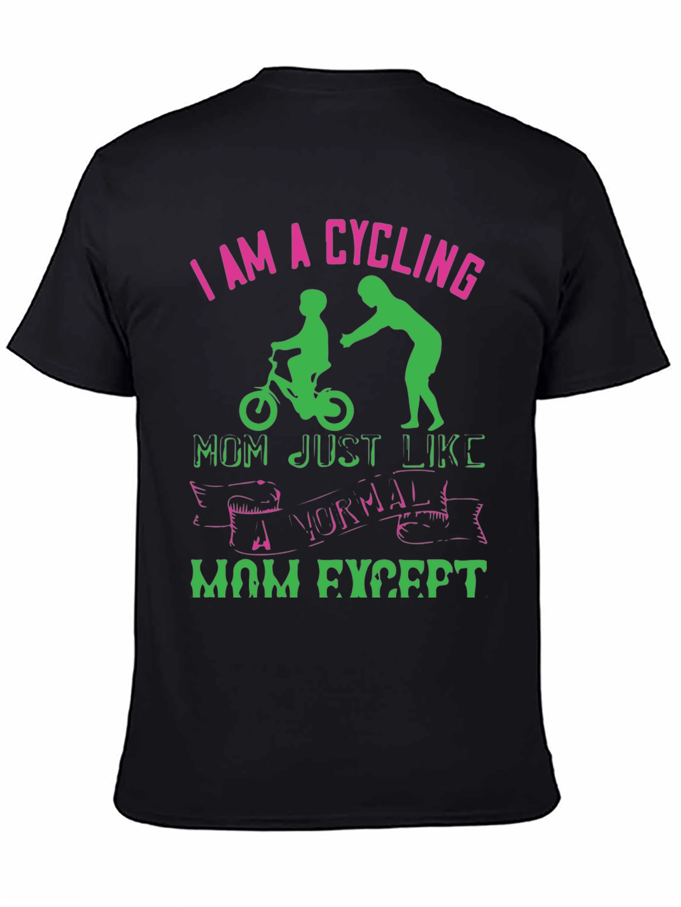 Cycling Mom Graphic T-Shirt