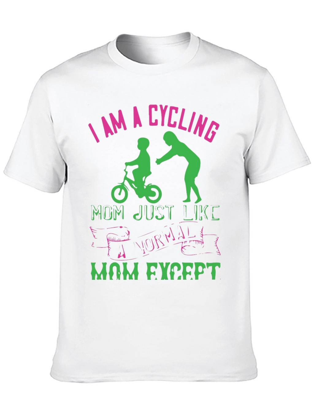Cycling Mom Graphic T-Shirt