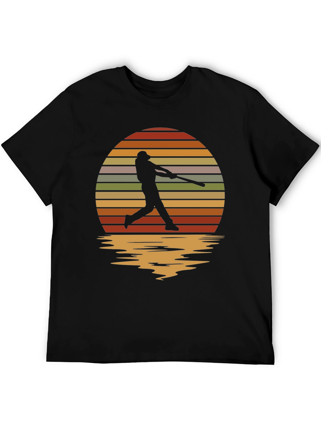 Baseball Silhouette Graphic Tee