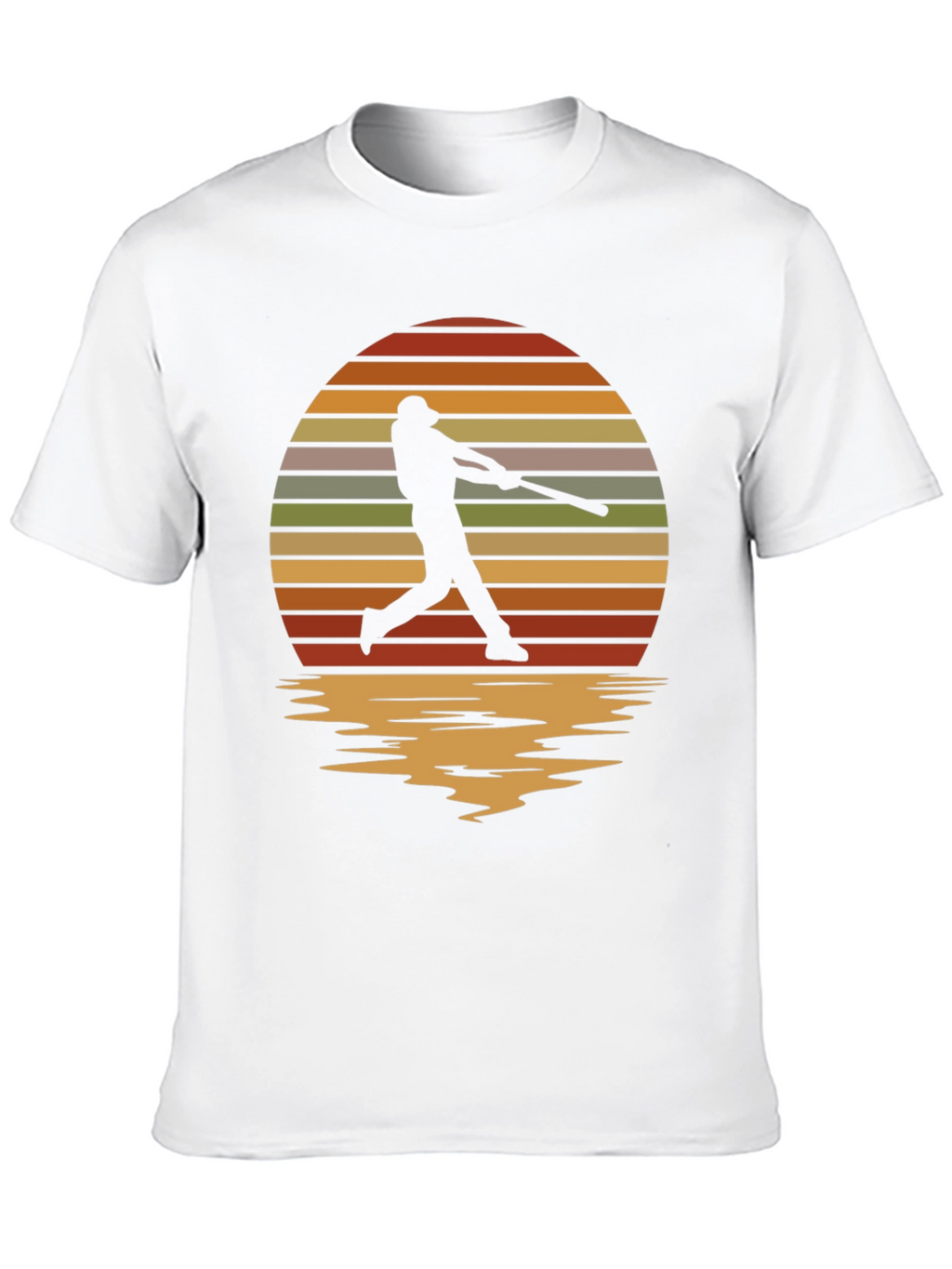 Baseball Silhouette Graphic Tee
