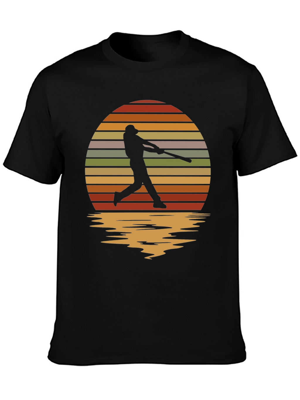 Baseball Silhouette Graphic Tee