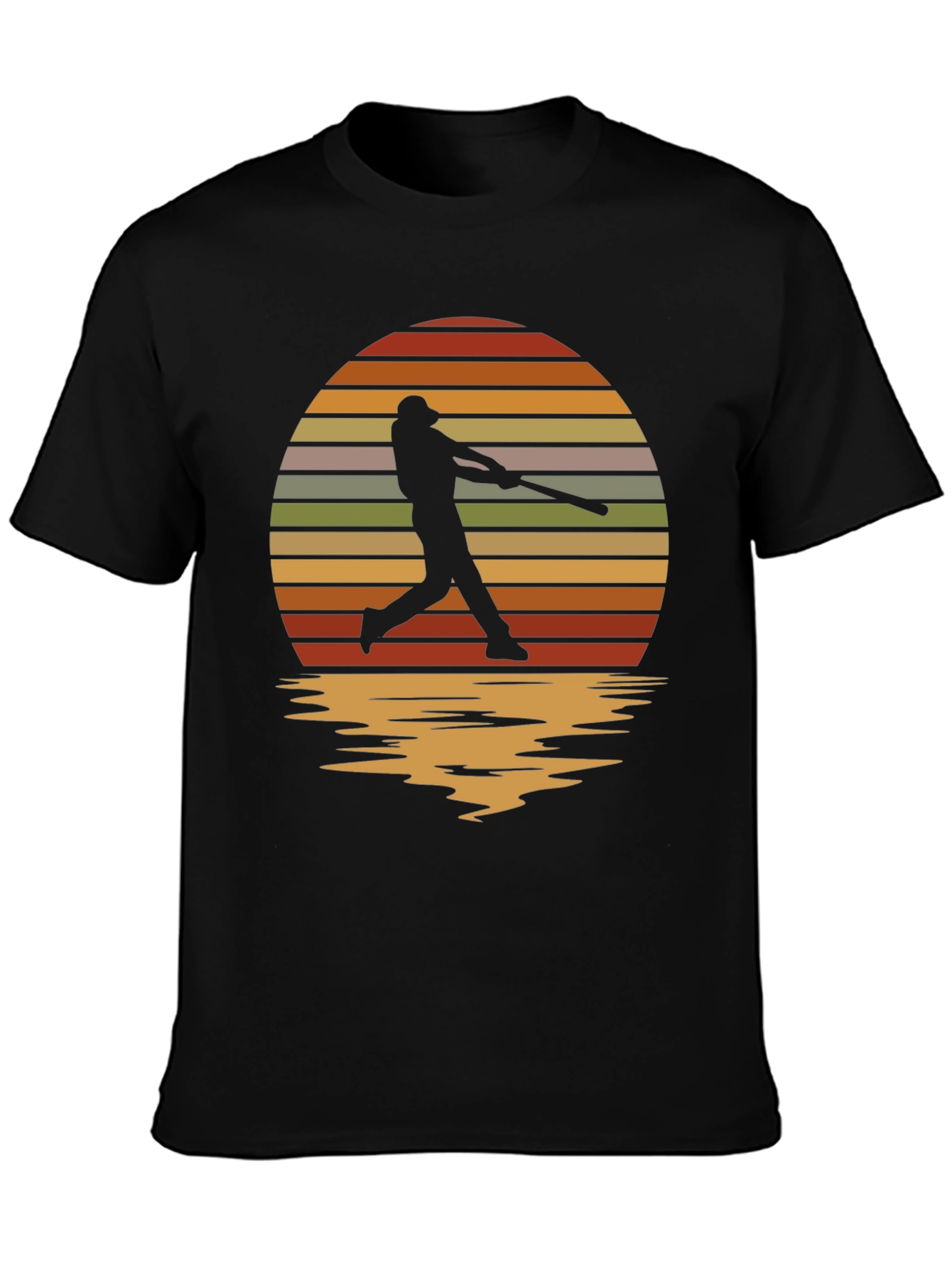 Baseball Silhouette Graphic Tee