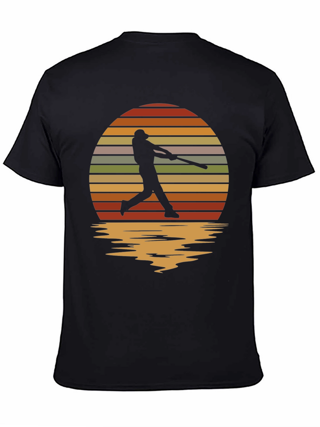 Baseball Silhouette Graphic Tee