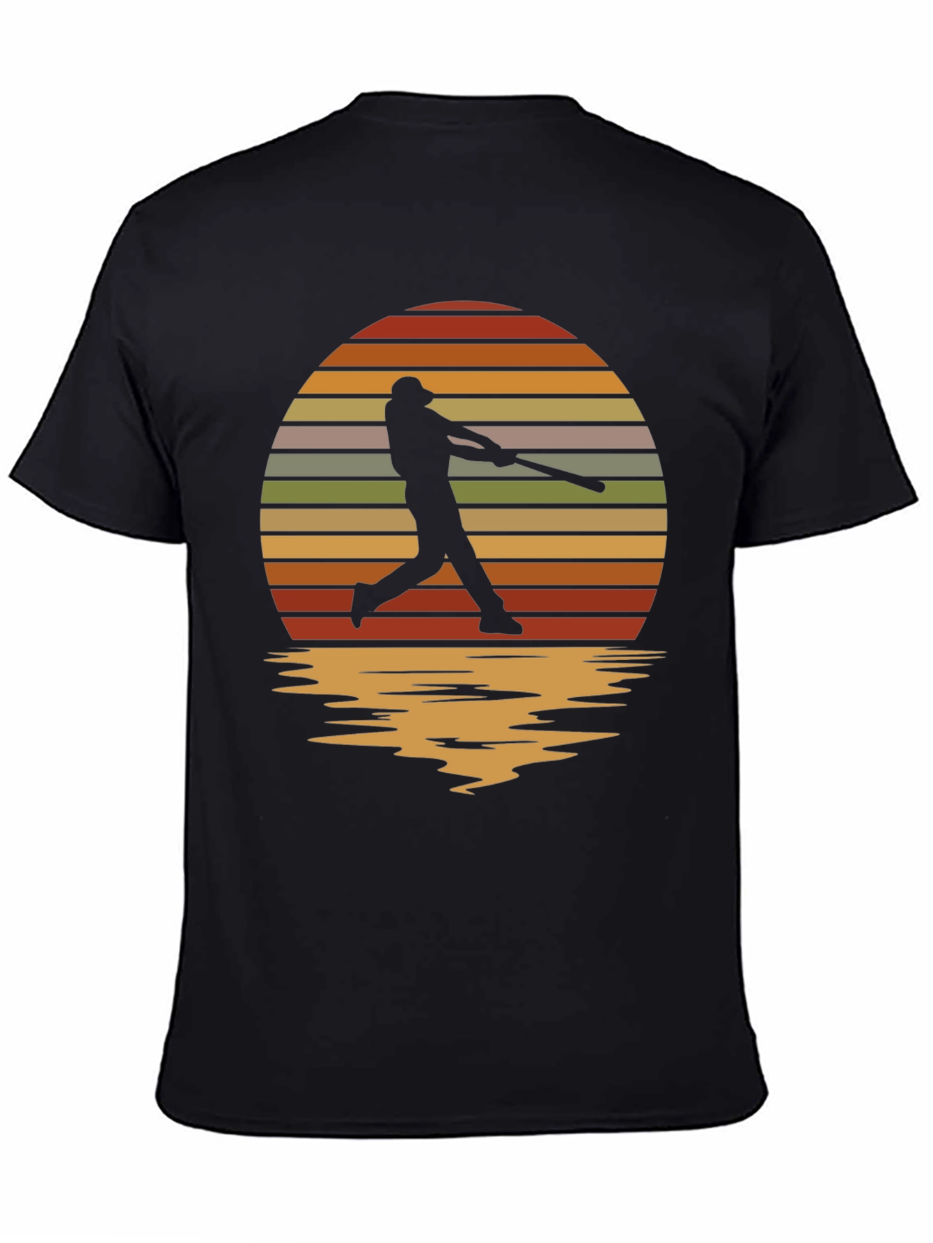 Baseball Silhouette Graphic Tee