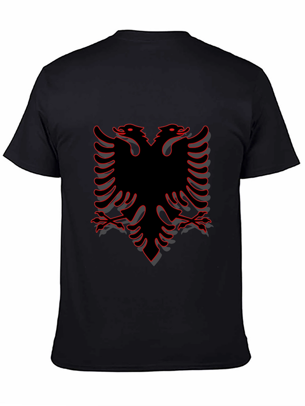 Albanian Eagle Black T-Shirt
