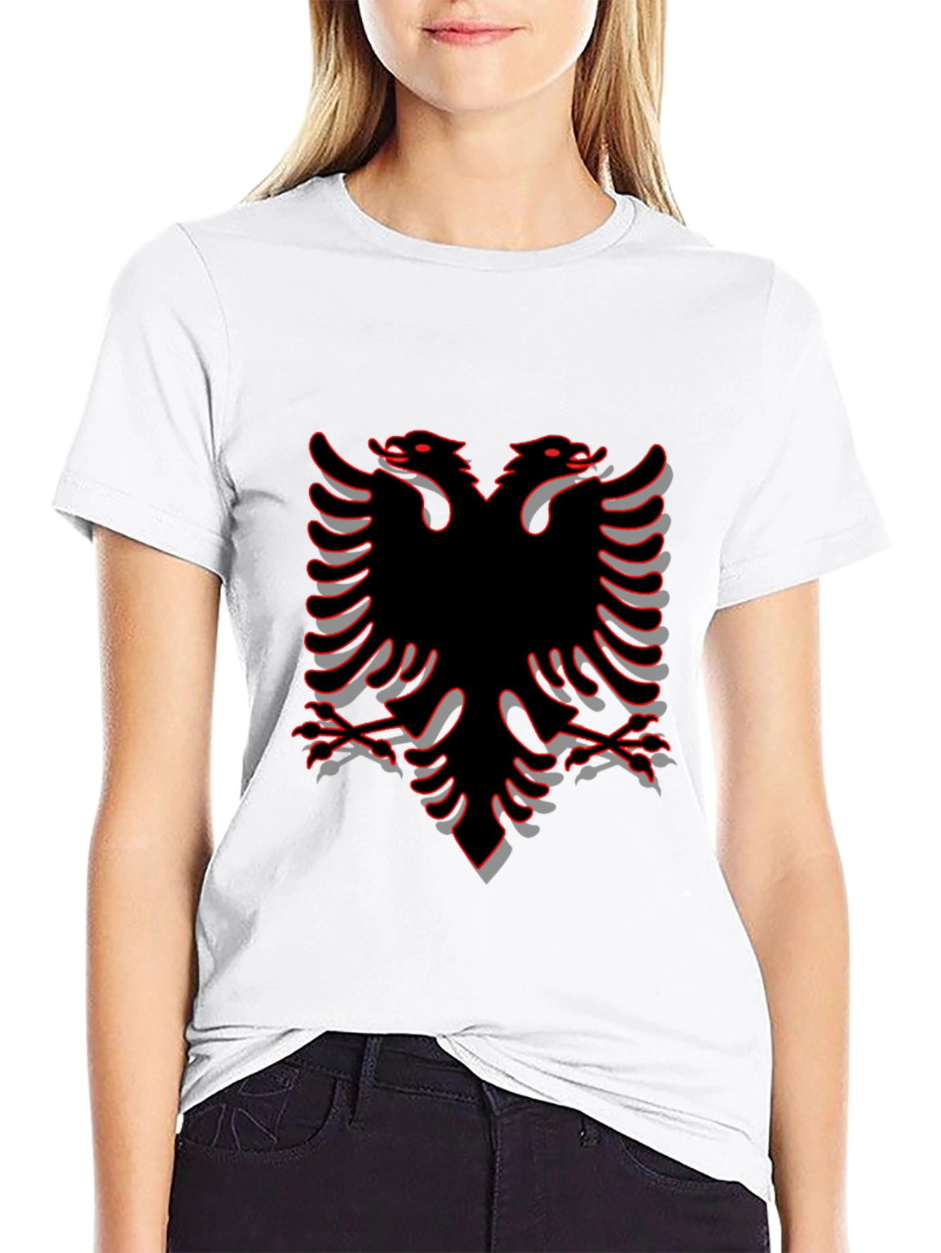 Albanian Eagle Black T-Shirt