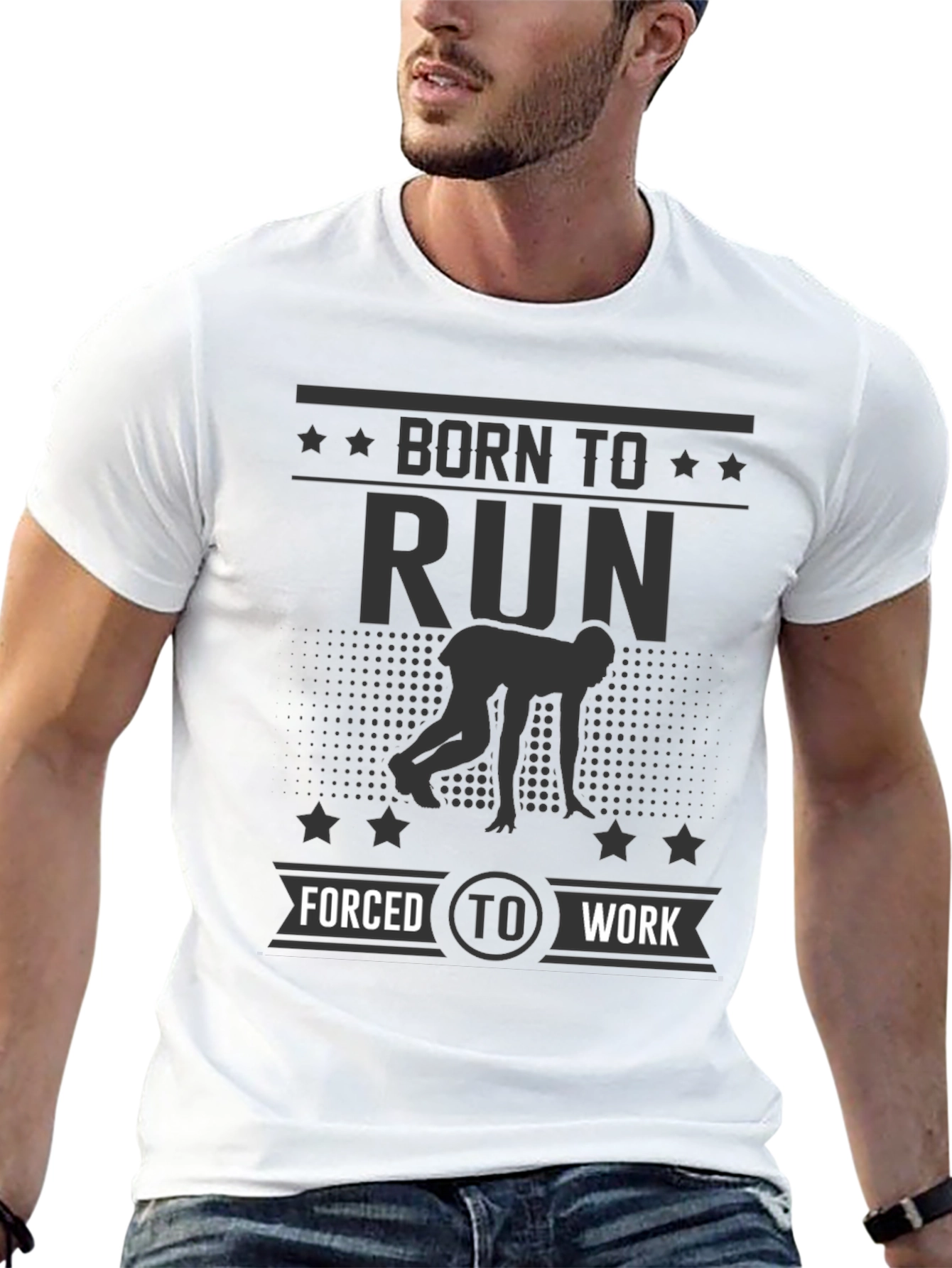 Born To Run Mens Graphic T-Shirt