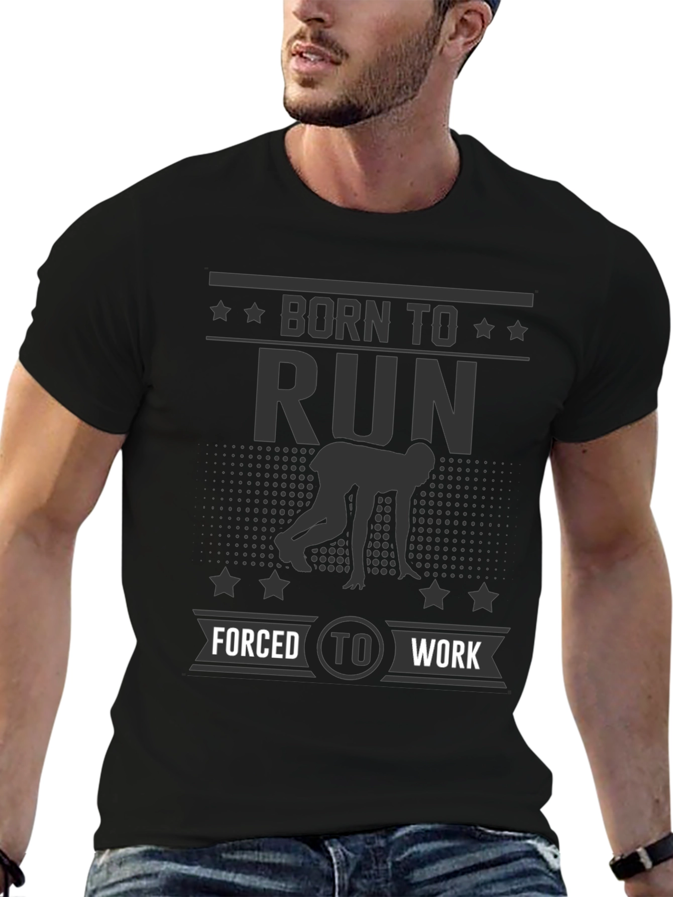 Born To Run Mens Graphic T-Shirt