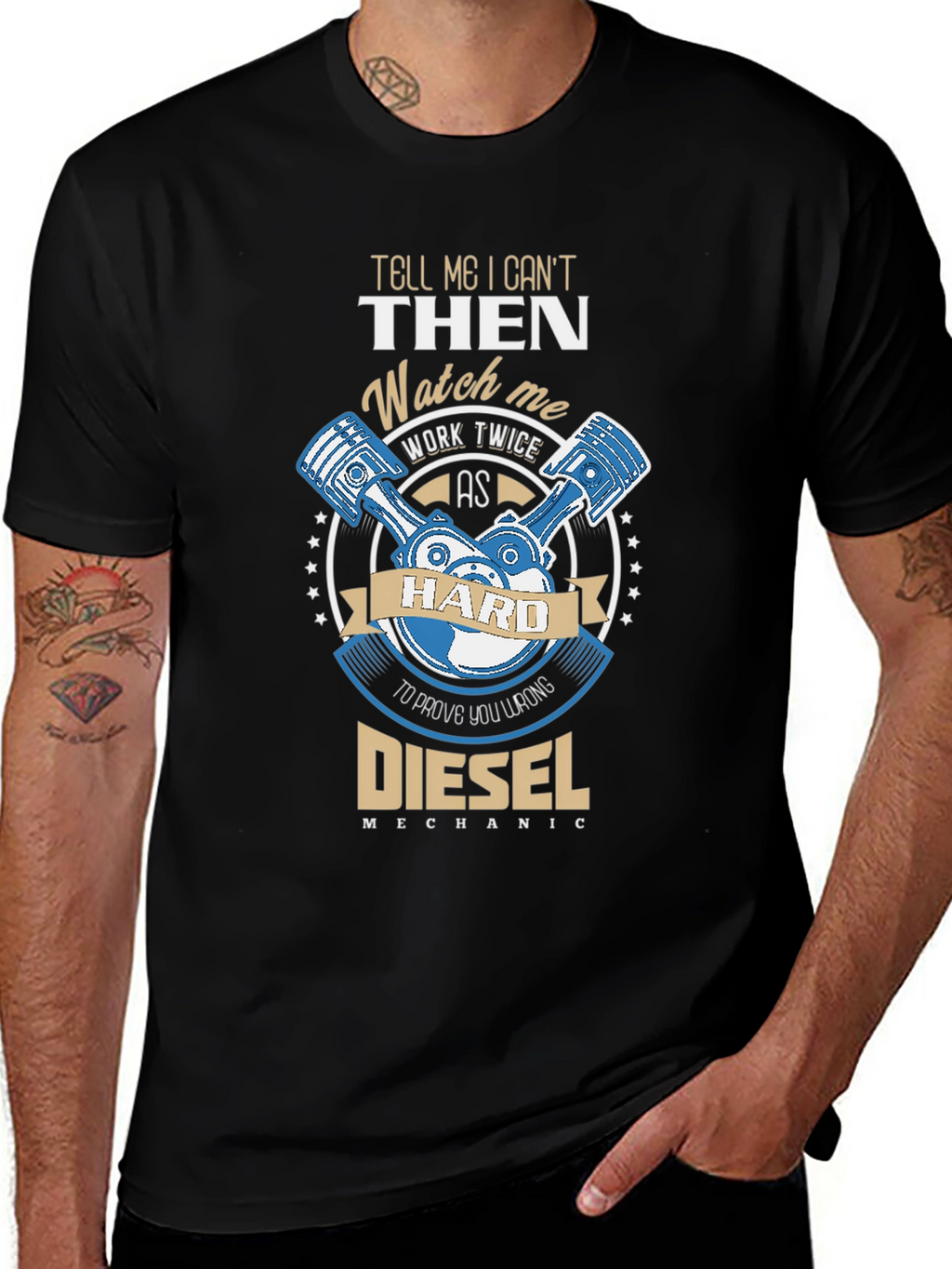 Diesel Mechanic T-Shirt - Work Hard