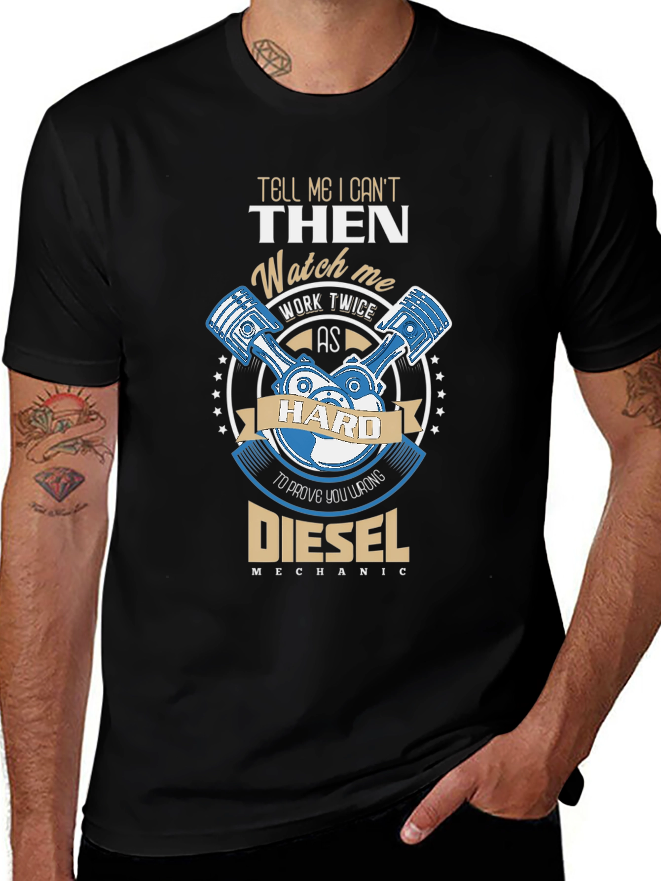 Diesel Mechanic T-Shirt - Work Hard