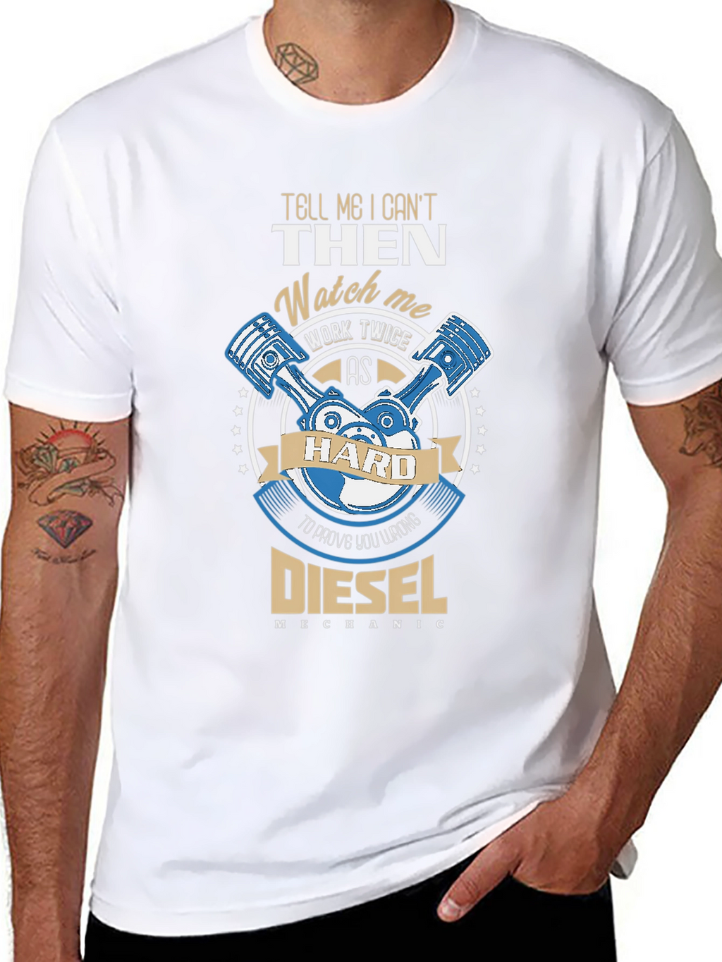 Diesel Mechanic T-Shirt - Work Hard