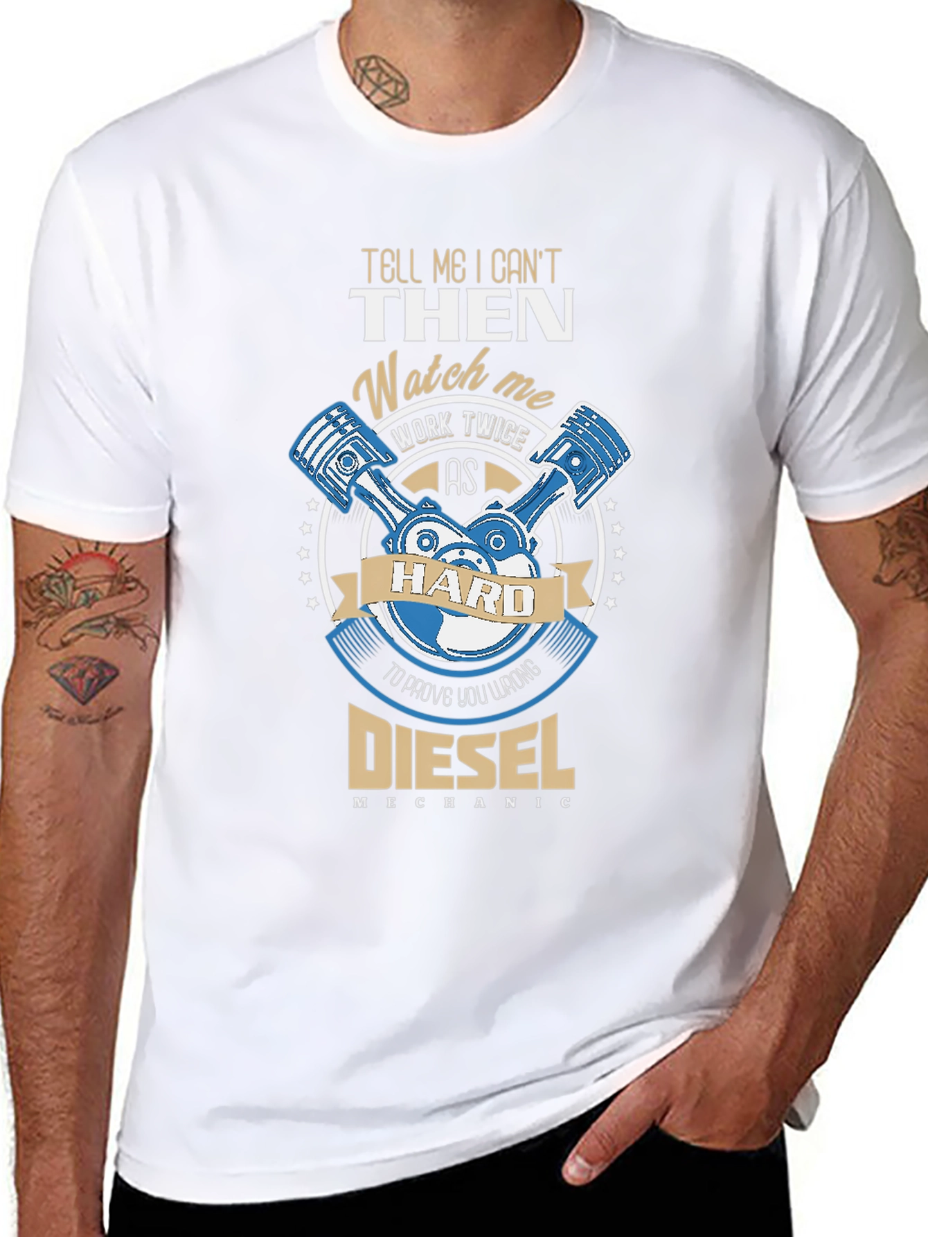 Diesel Mechanic T-Shirt - Work Hard
