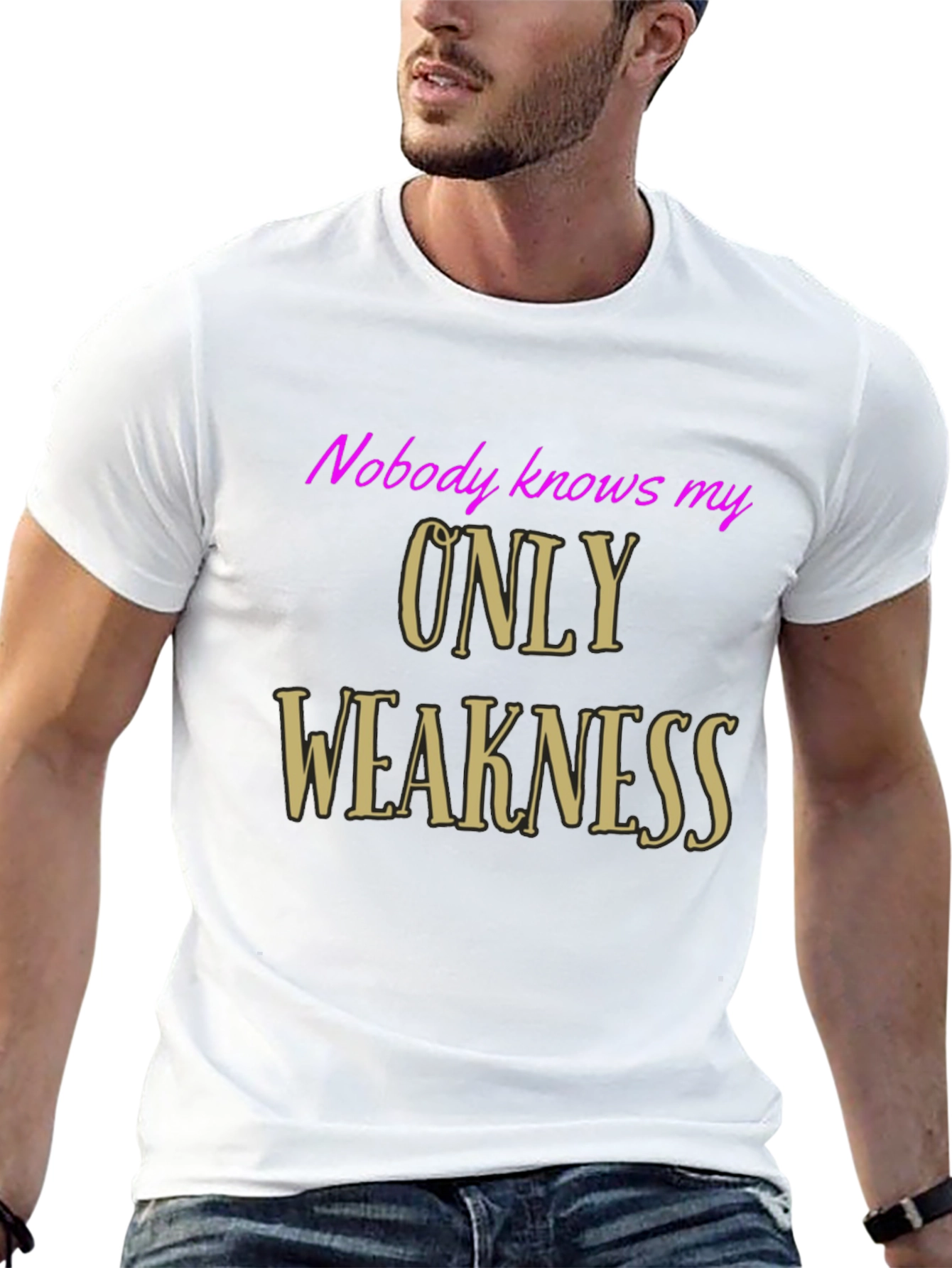 Nobody Knows My Only Weakness Graphic Tee