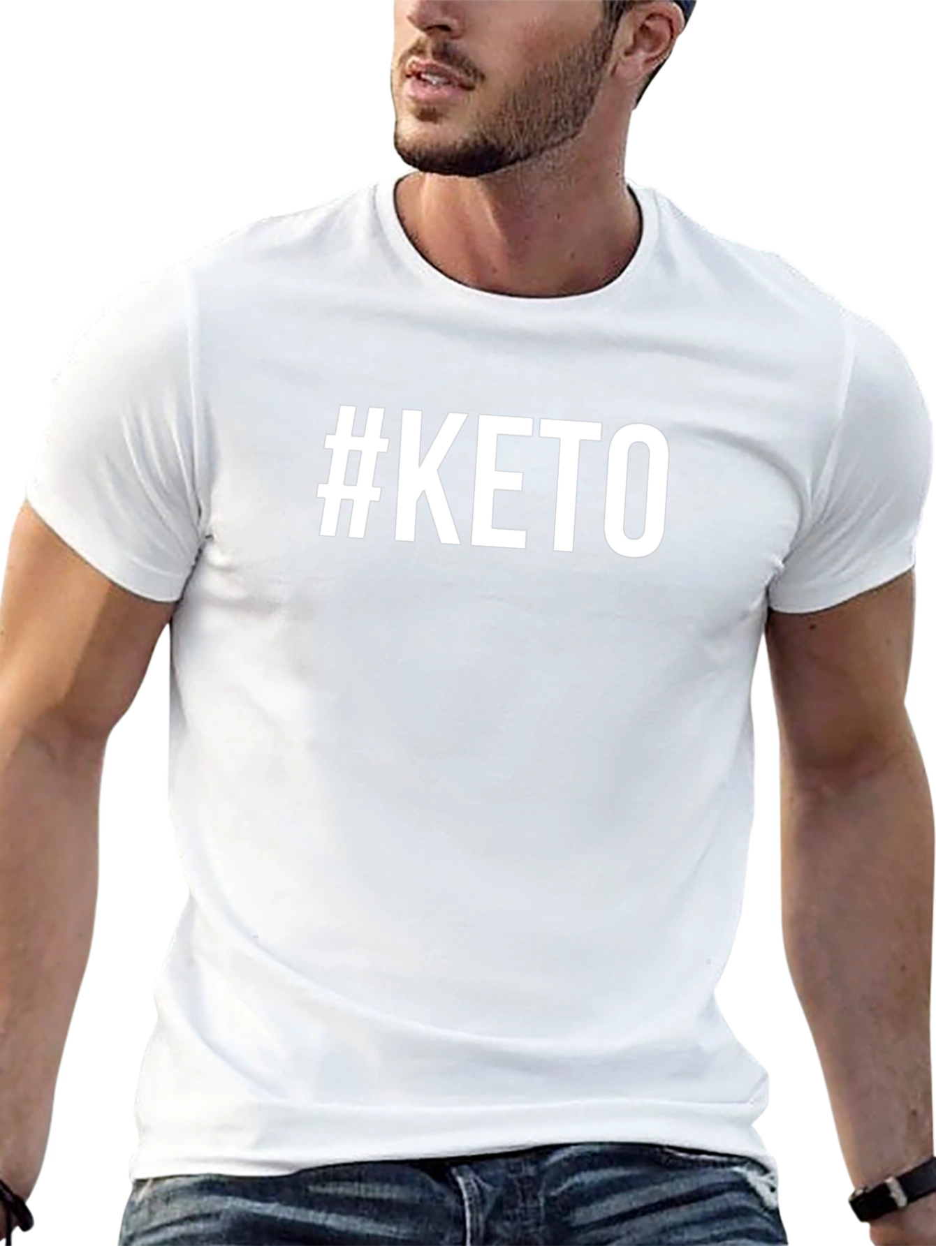 #Keto T-Shirt - Black Comfortable Fit