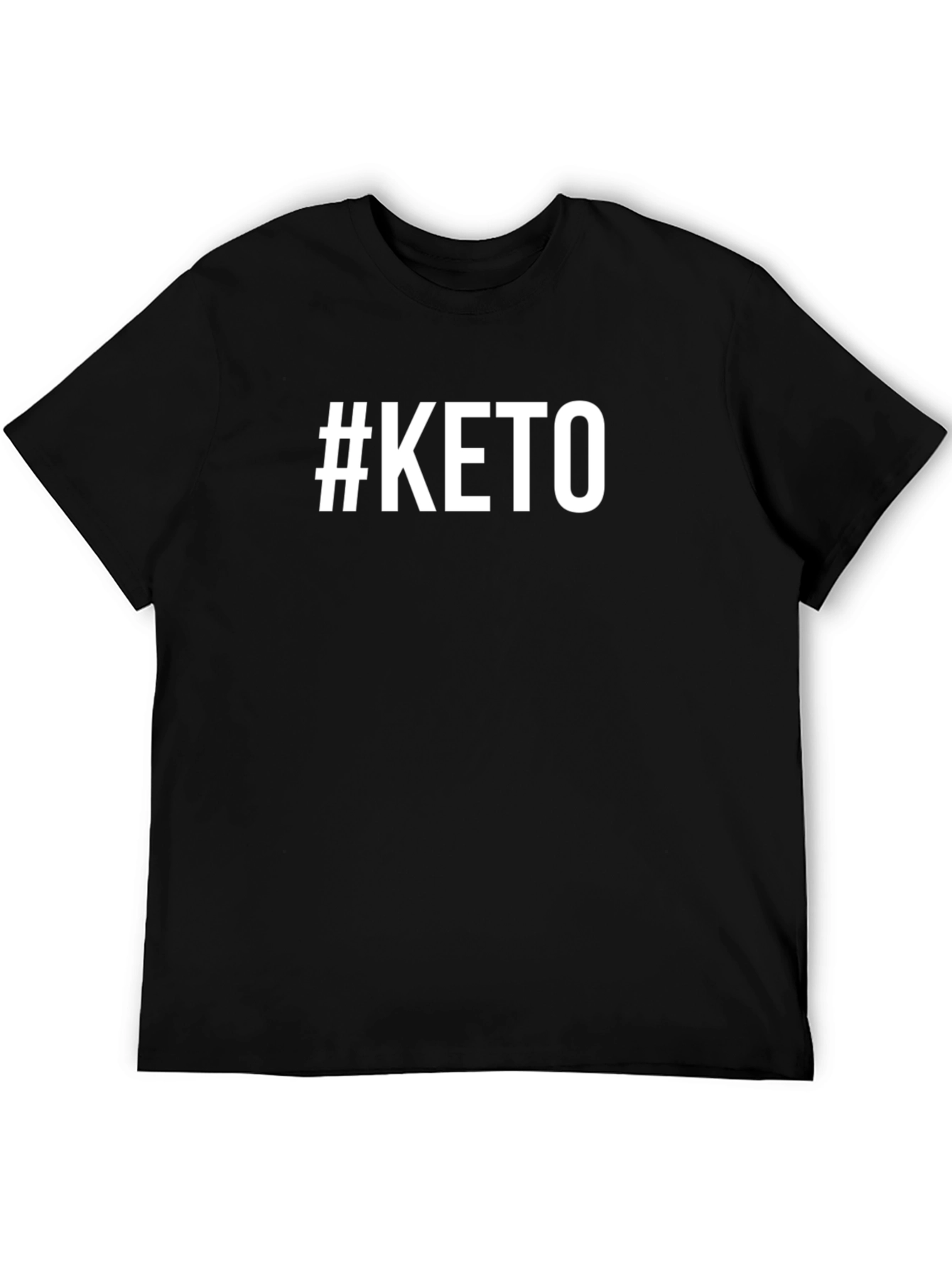 #Keto T-Shirt - Black Comfortable Fit