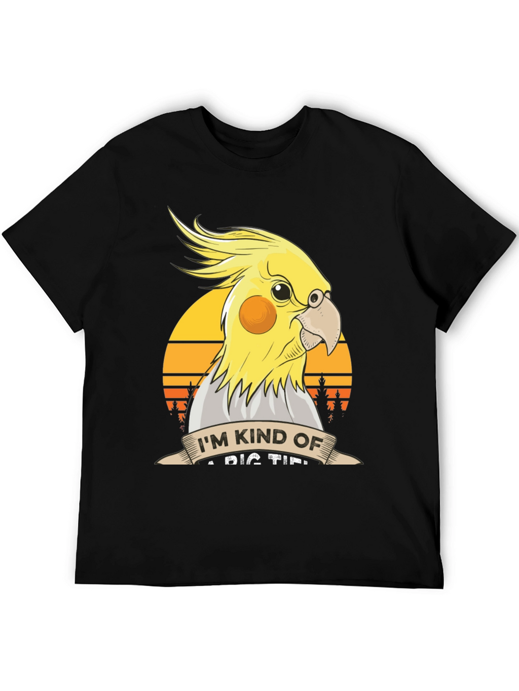 Cockatiel T-Shirt: Big Tipper Bird Lover Tee