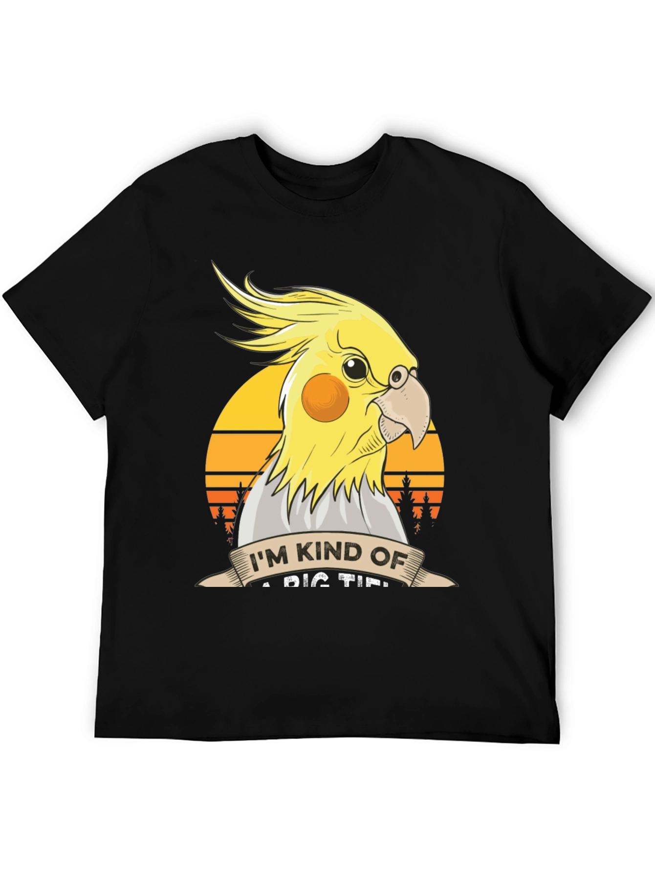 Cockatiel T-Shirt: Big Tipper Bird Lover Tee
