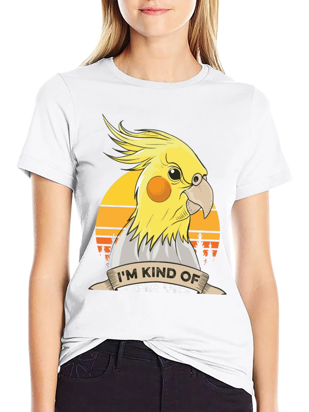 Cockatiel T-Shirt: Big Tipper Bird Lover Tee