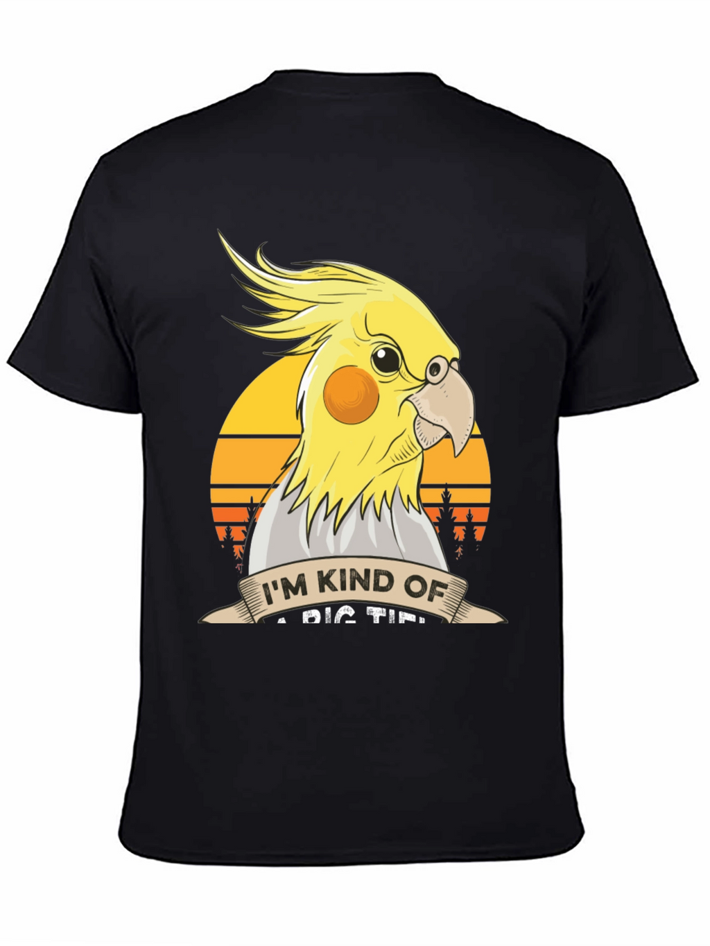 Cockatiel T-Shirt: Big Tipper Bird Lover Tee