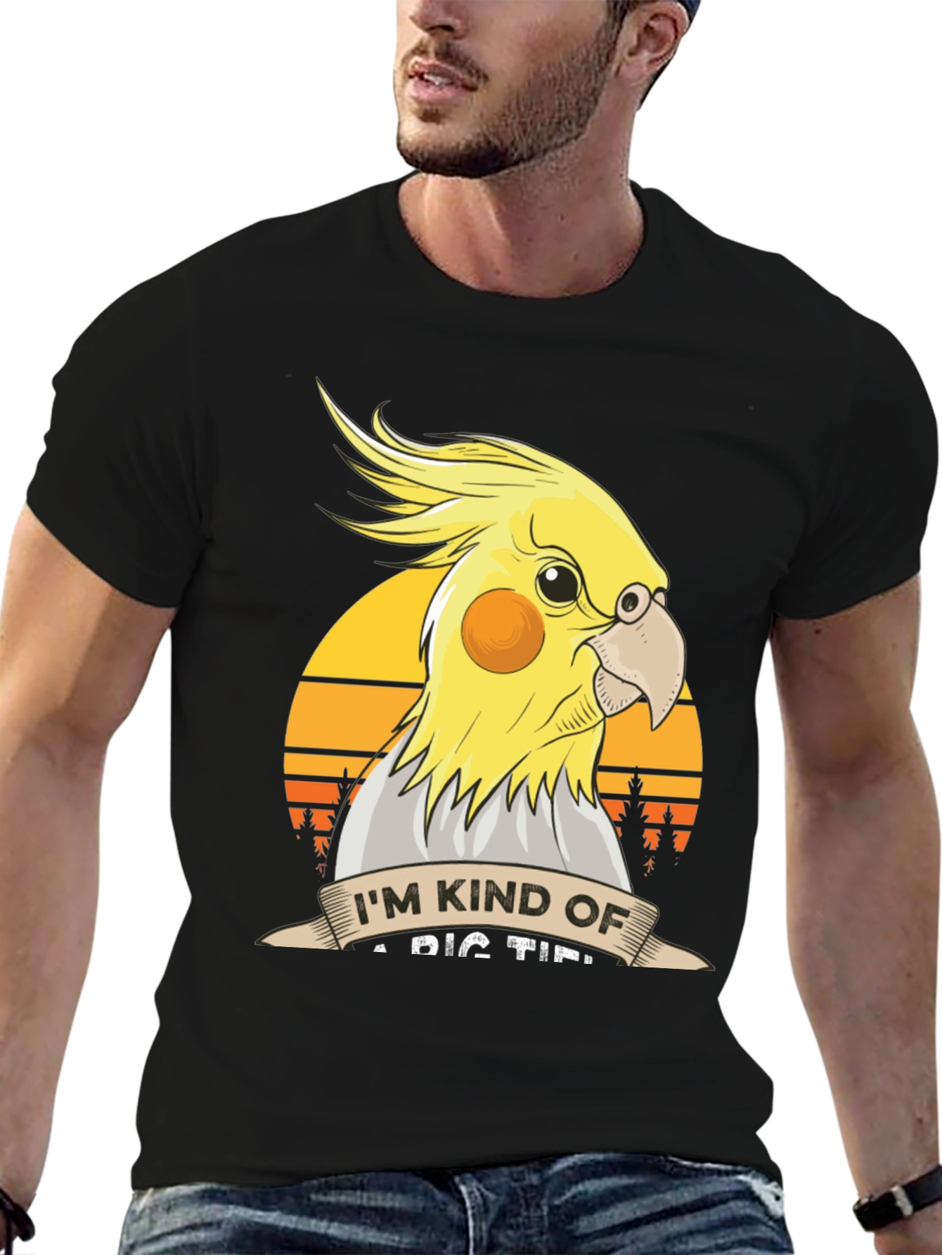 Cockatiel T-Shirt: Big Tipper Bird Lover Tee