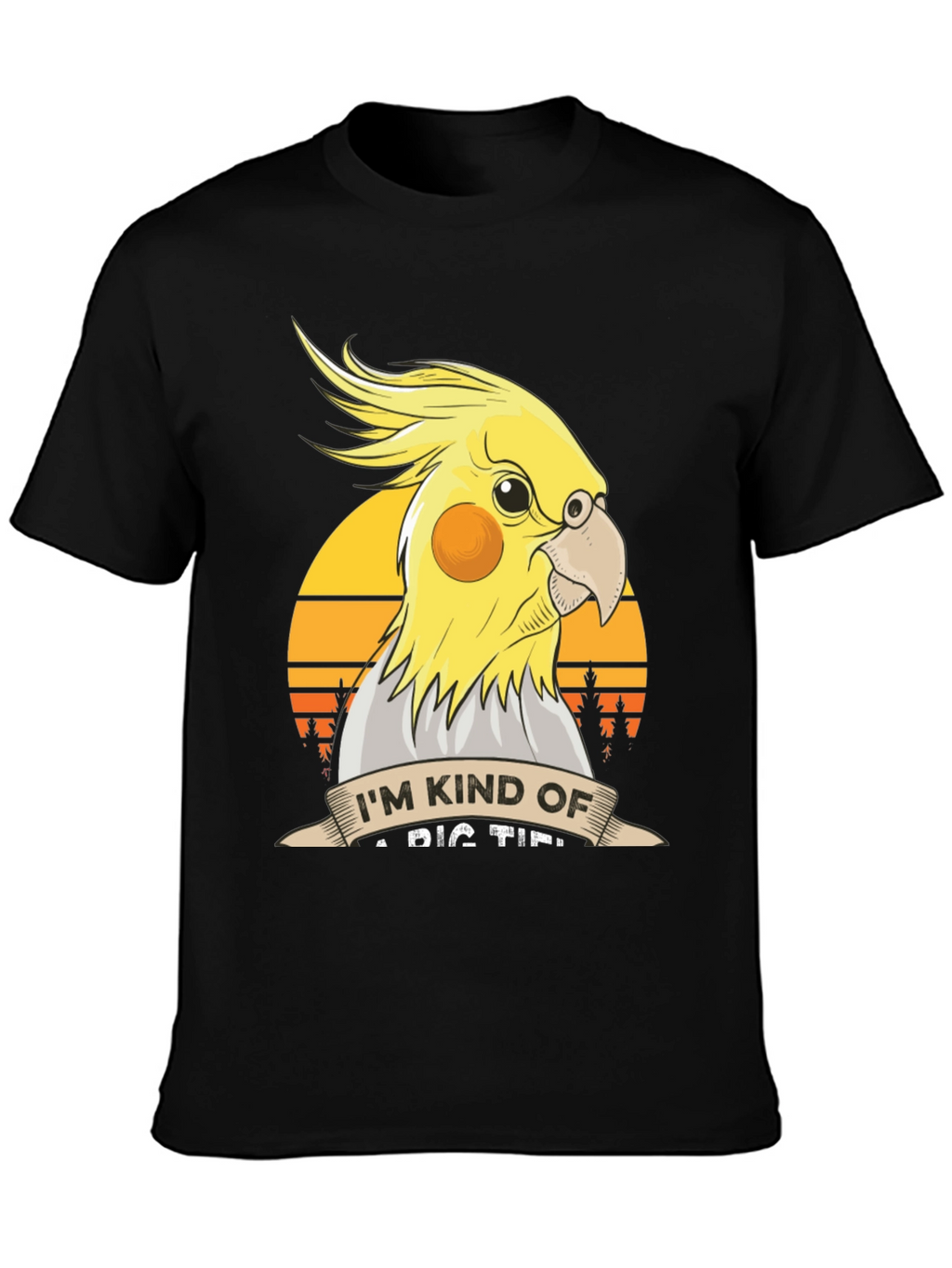 Cockatiel T-Shirt: Big Tipper Bird Lover Tee