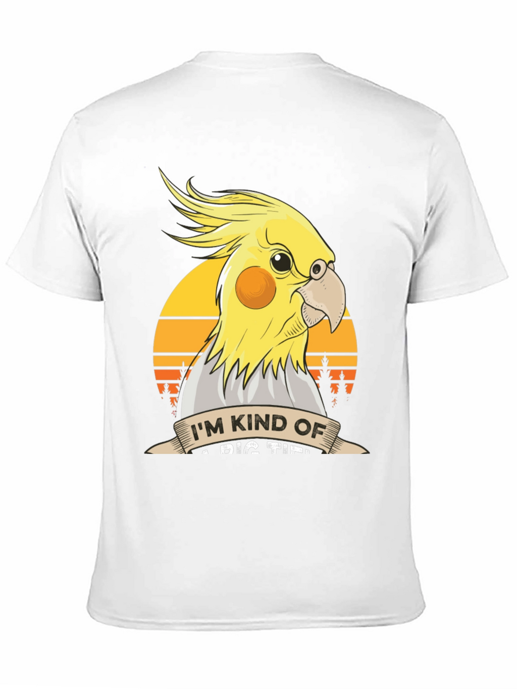 Cockatiel T-Shirt: Big Tipper Bird Lover Tee